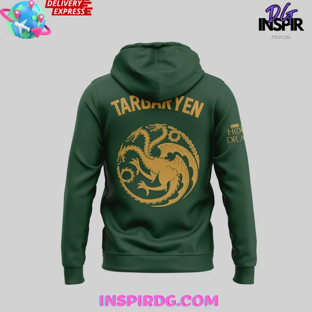 -Detroit Tigers x House Of The Dragon Green Hoodie