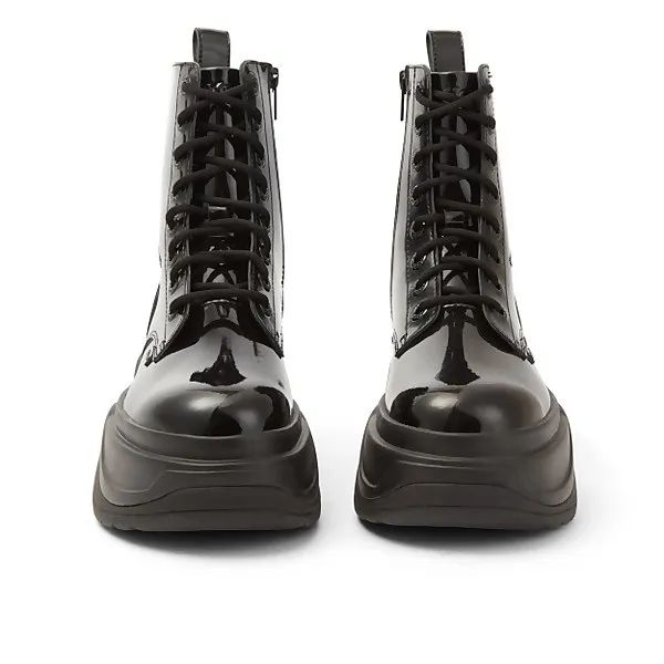 Adult Unisex Kade Boot Patent leather Black