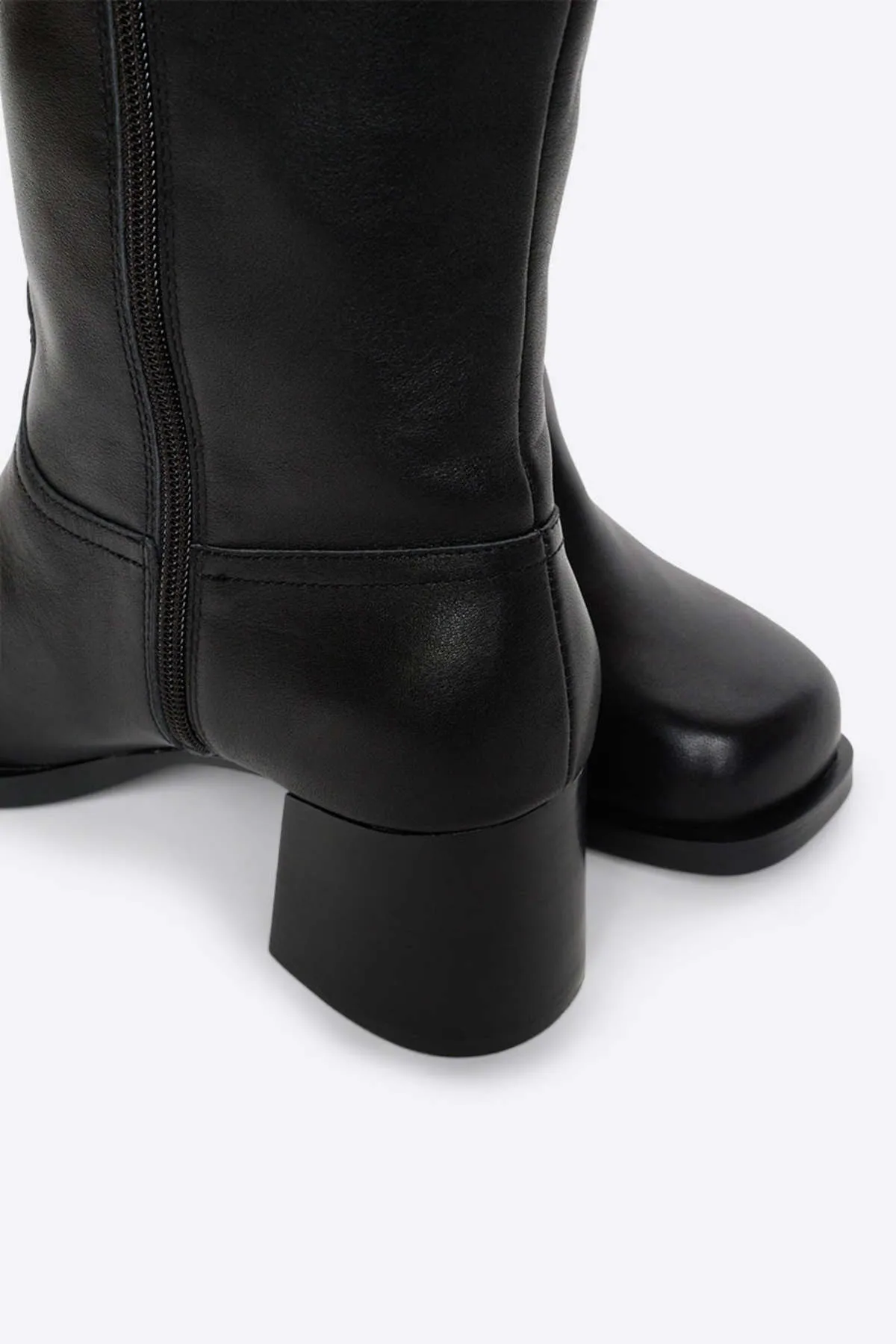 ALIBI KNEE HIGH BOOT - MUSHROOM/BLACK