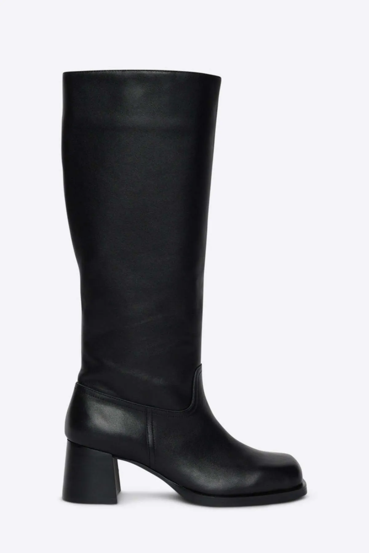 ALIBI KNEE HIGH BOOT - MUSHROOM/BLACK