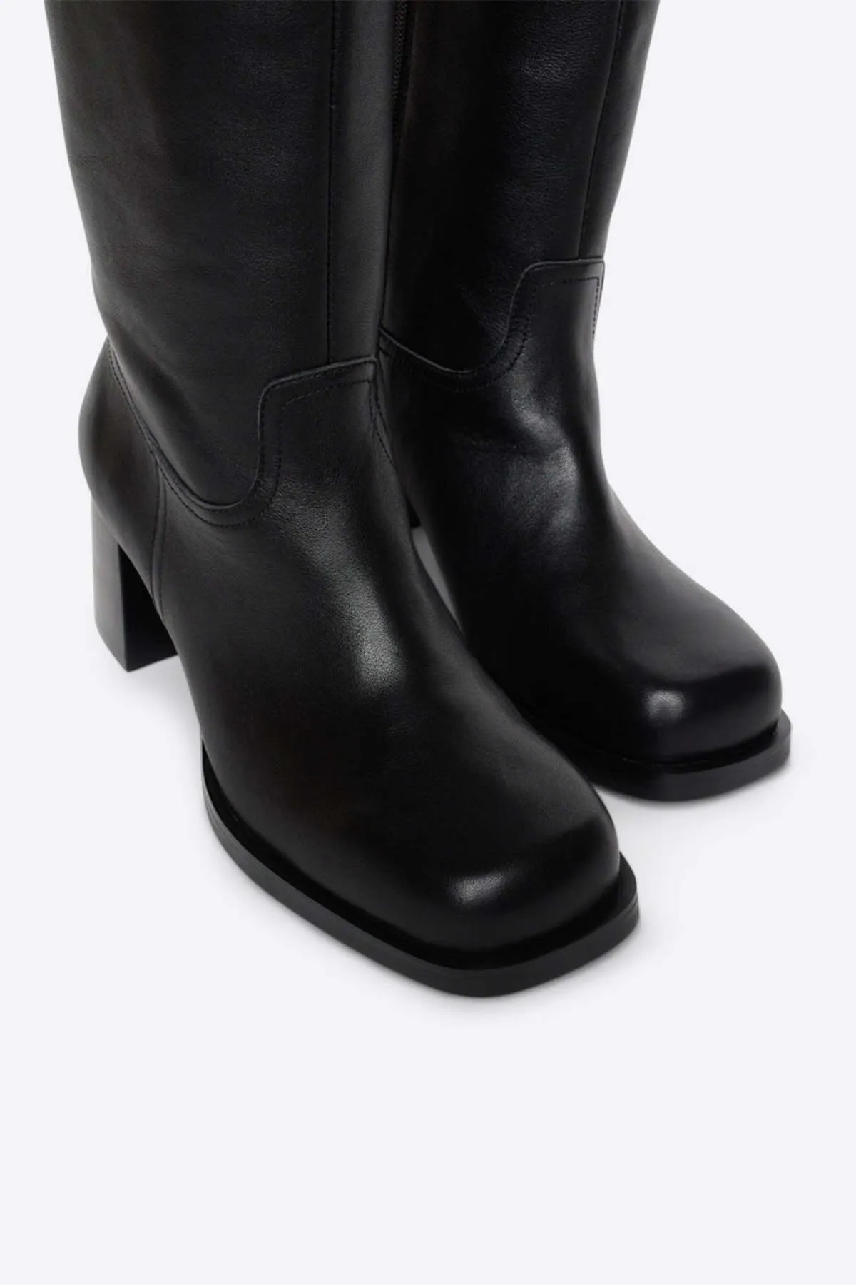 ALIBI KNEE HIGH BOOT - MUSHROOM/BLACK