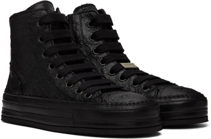 Ann Demeulemeester Black Raven Sneakers