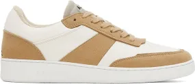 A.P.C. White & Beige Plain Sneakers