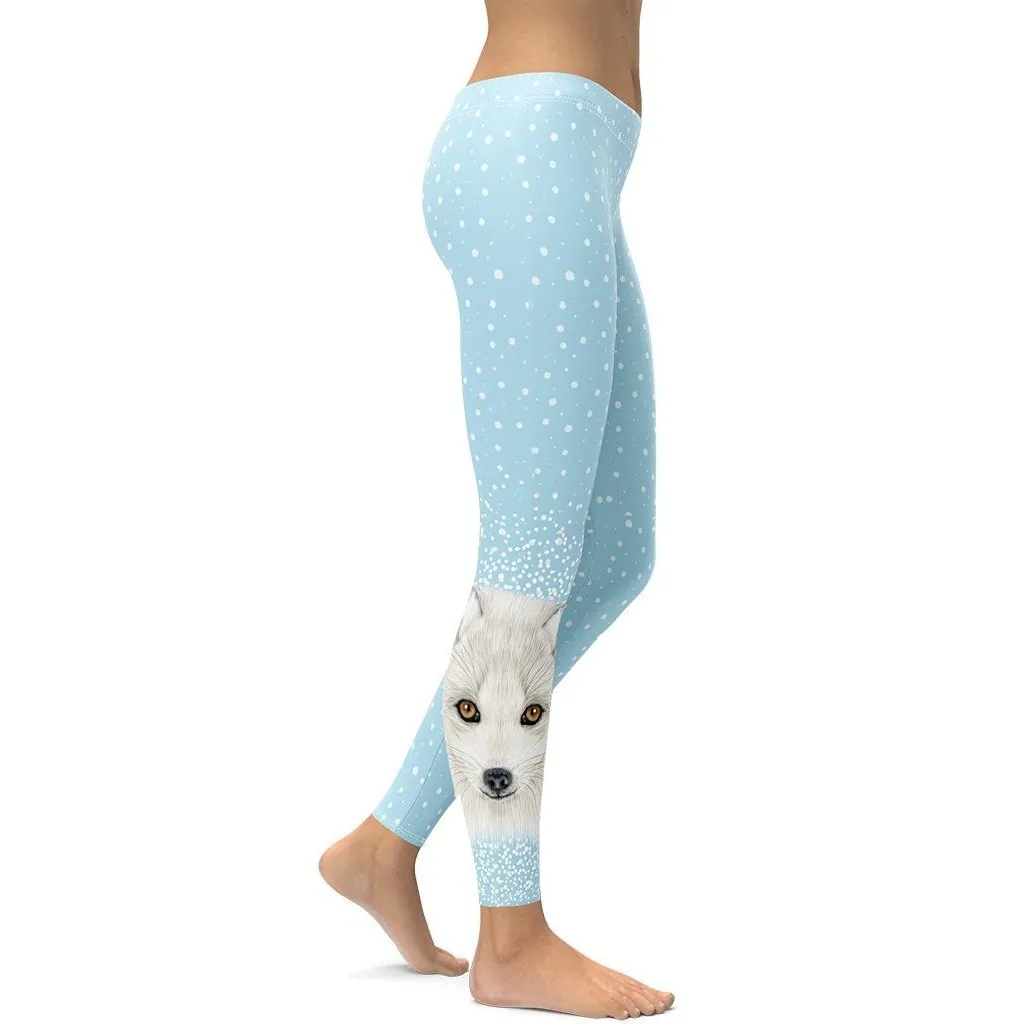 Arctic Fox Dog Leggings