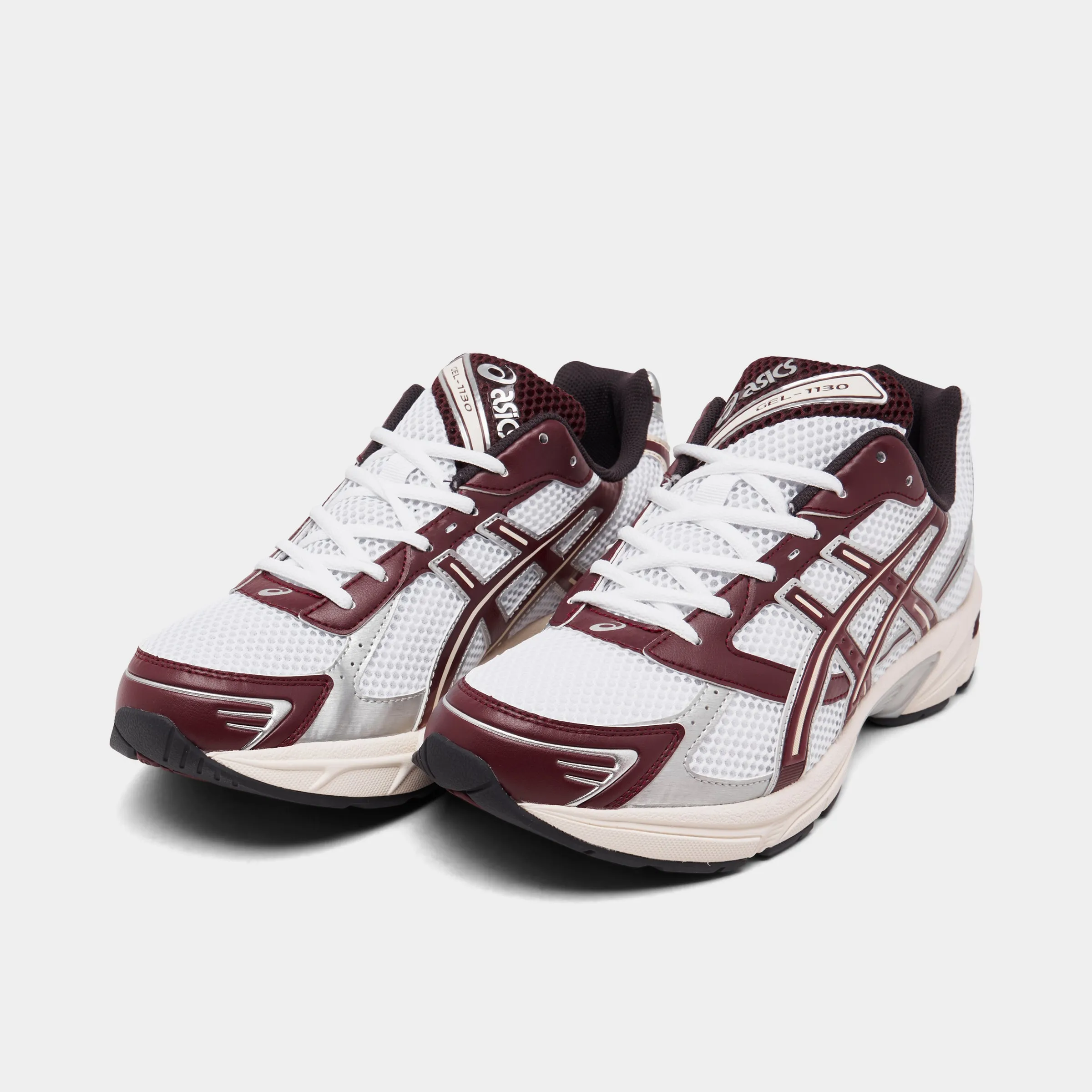 ASICS GEL-1130 White / Maroon Banne