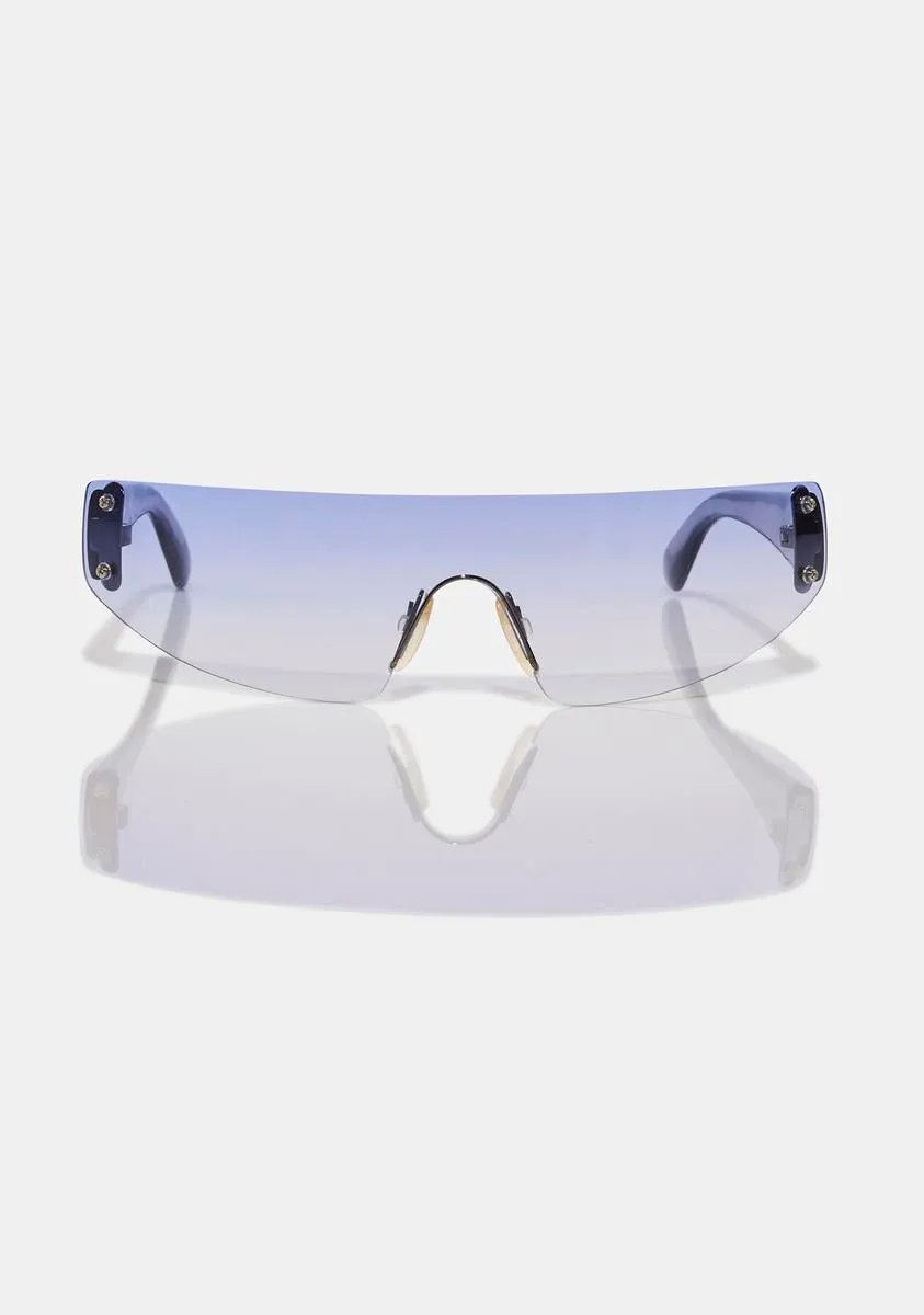 Axis Blue Shield Sunglasses-