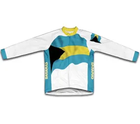 Bahamas Flag Winter Thermal Cycling Jersey