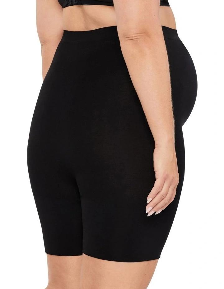 Bamboo Essentials Maternity Thigh Shaper in Black