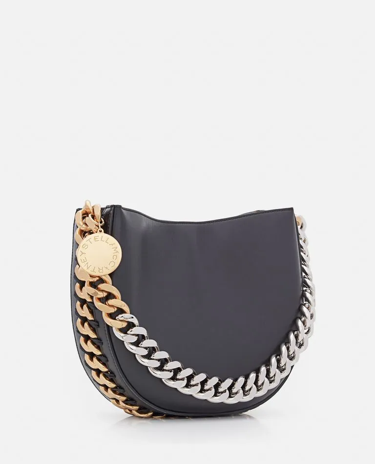 BICOLOR CHAIN ECO STRUCTURED SHOULDER BAG