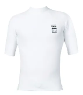 Billabong Fair Weather Mens Rash Vest - White