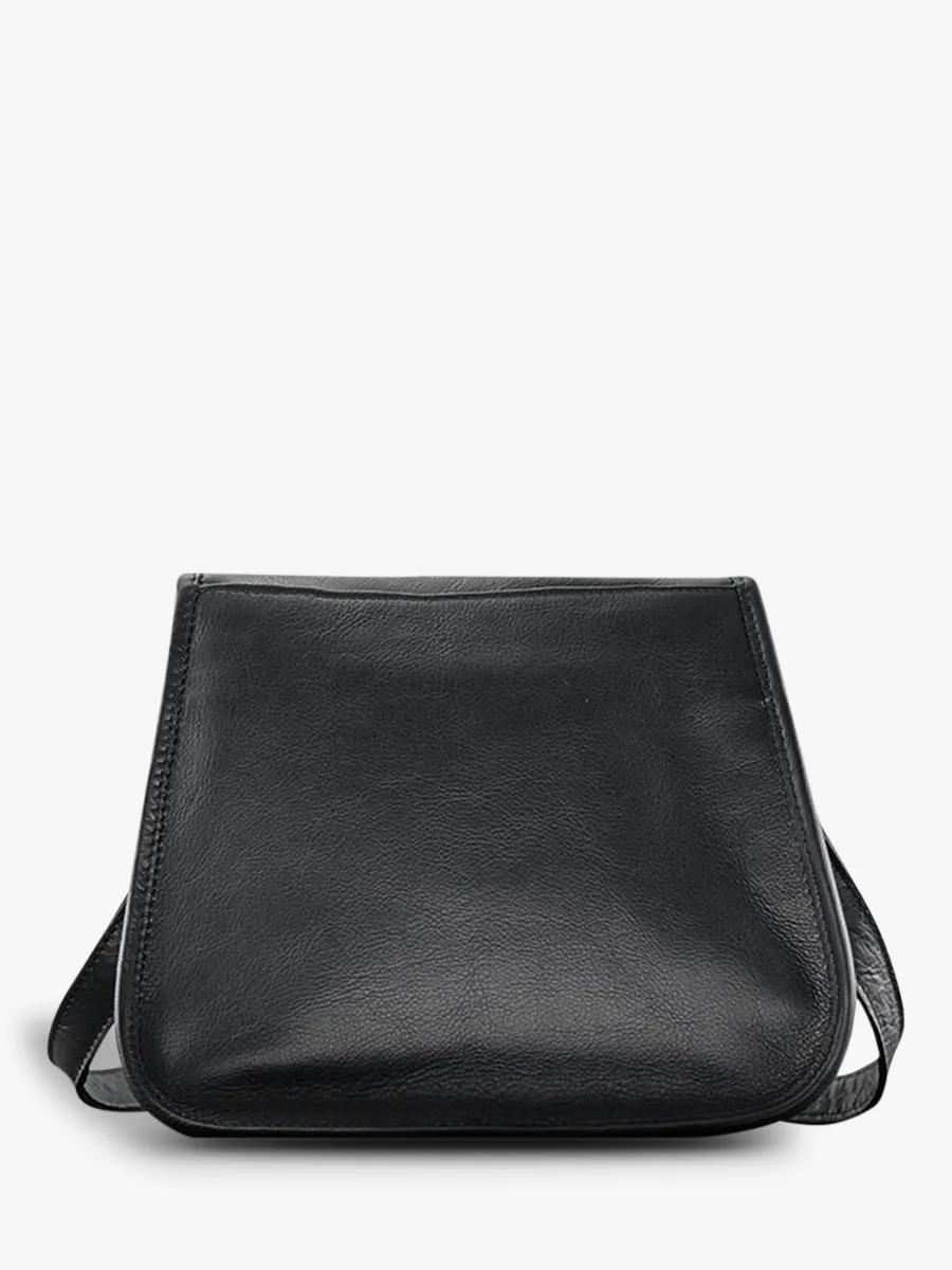 Black Leather Shoulder Bag for Women - LaBesace Black | PAUL MARIUS