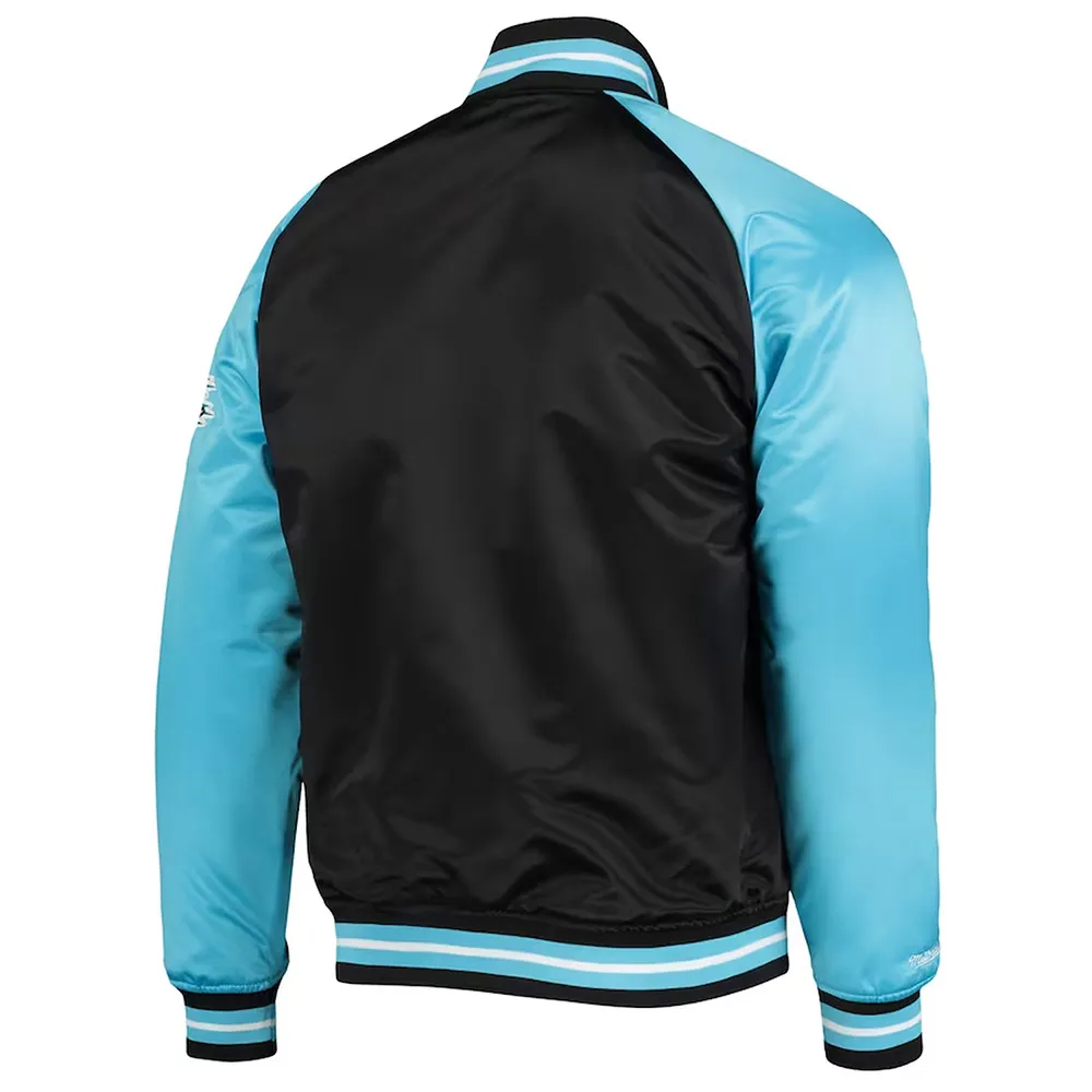 Black/Light Blue Utah Jazz Hardwood Classics Reload 3.0 Jacket