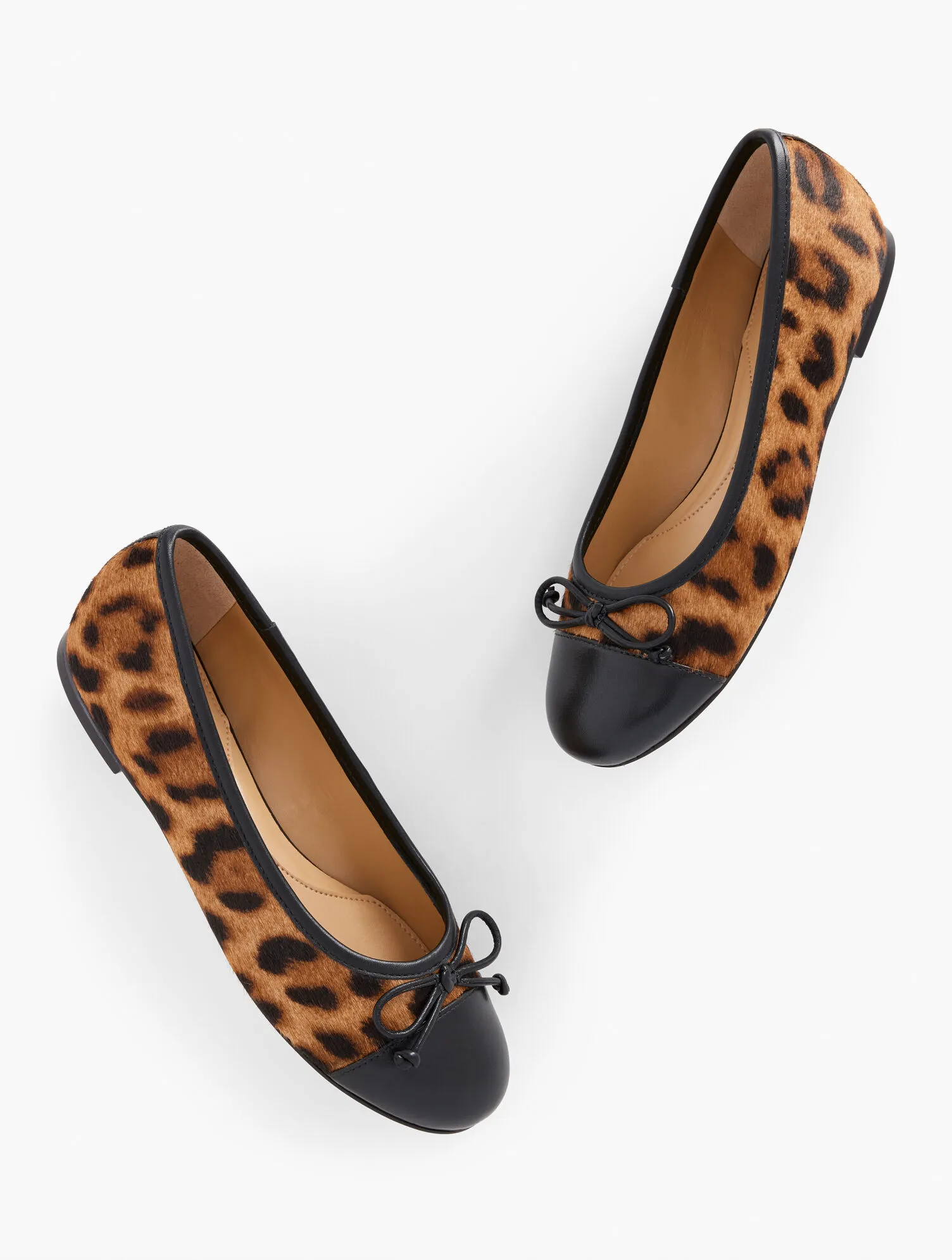 Blair Cap Toe Ballet Flats - Calf Hair Leopard