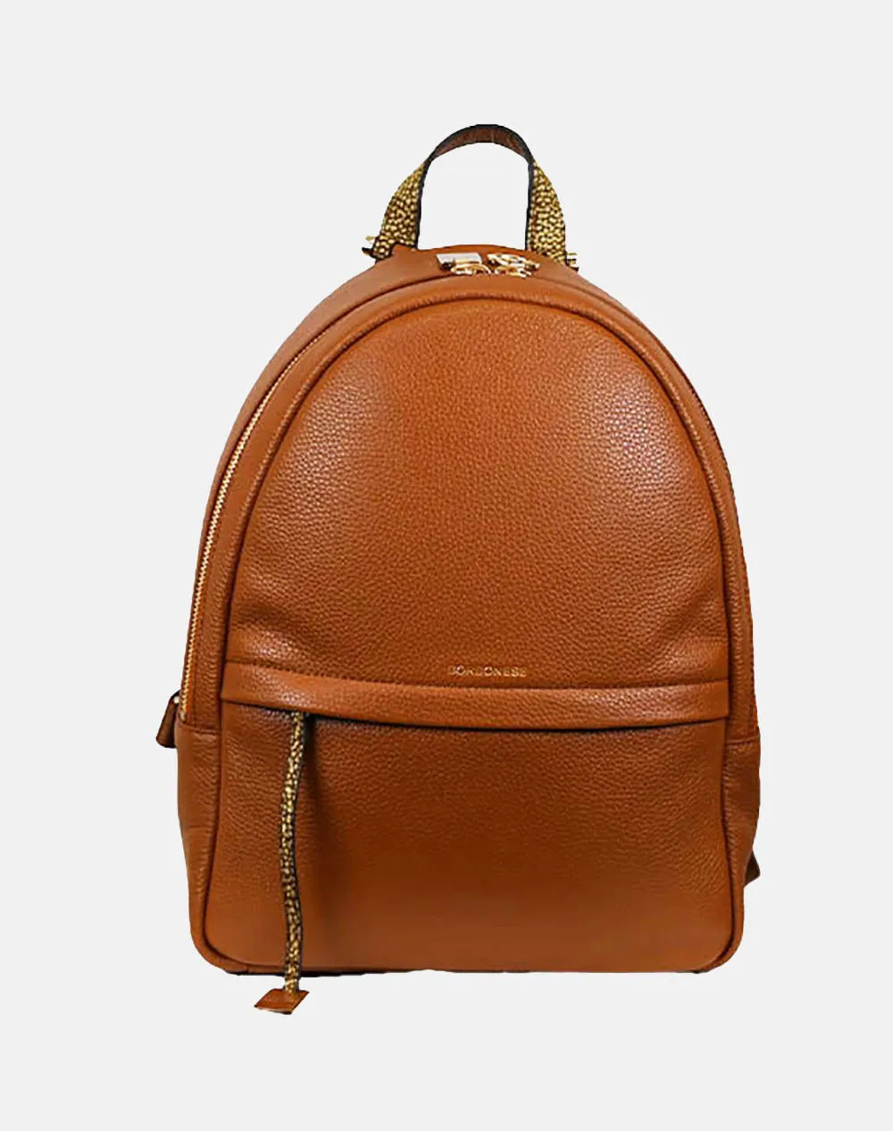 BORBONESE BORBONESE BACKPACK LEATHER ITAL.ORIGIN (Dimensions: 33 x 26 x 11 cm)