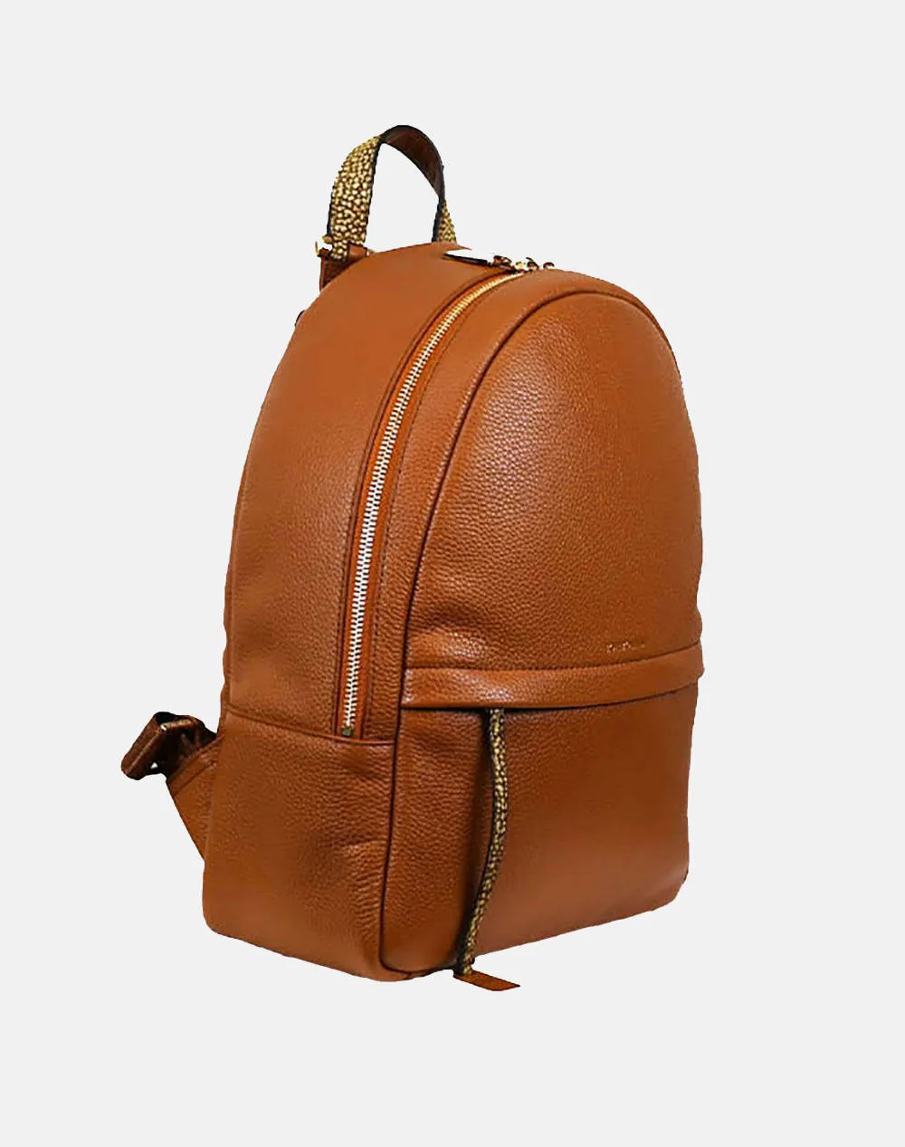 BORBONESE BORBONESE BACKPACK LEATHER ITAL.ORIGIN (Dimensions: 33 x 26 x 11 cm)