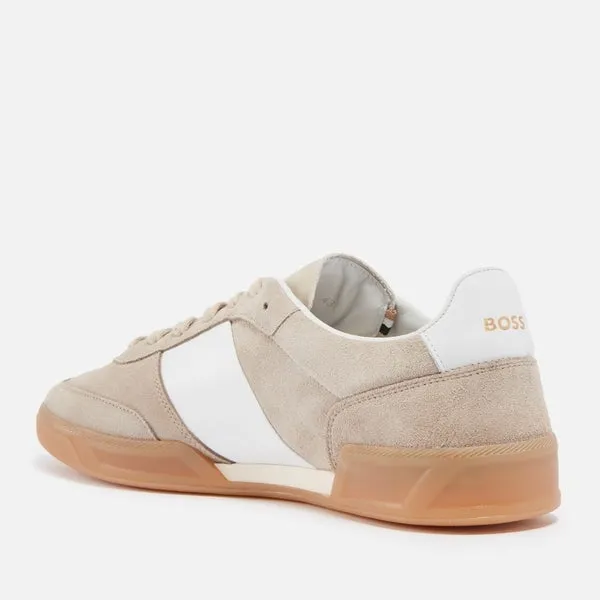 BOSS Men's Brandon Suede Tennis Trainers