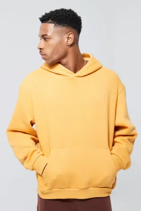 Boxy Fit Over The Head Hoodie | boohooMAN UK