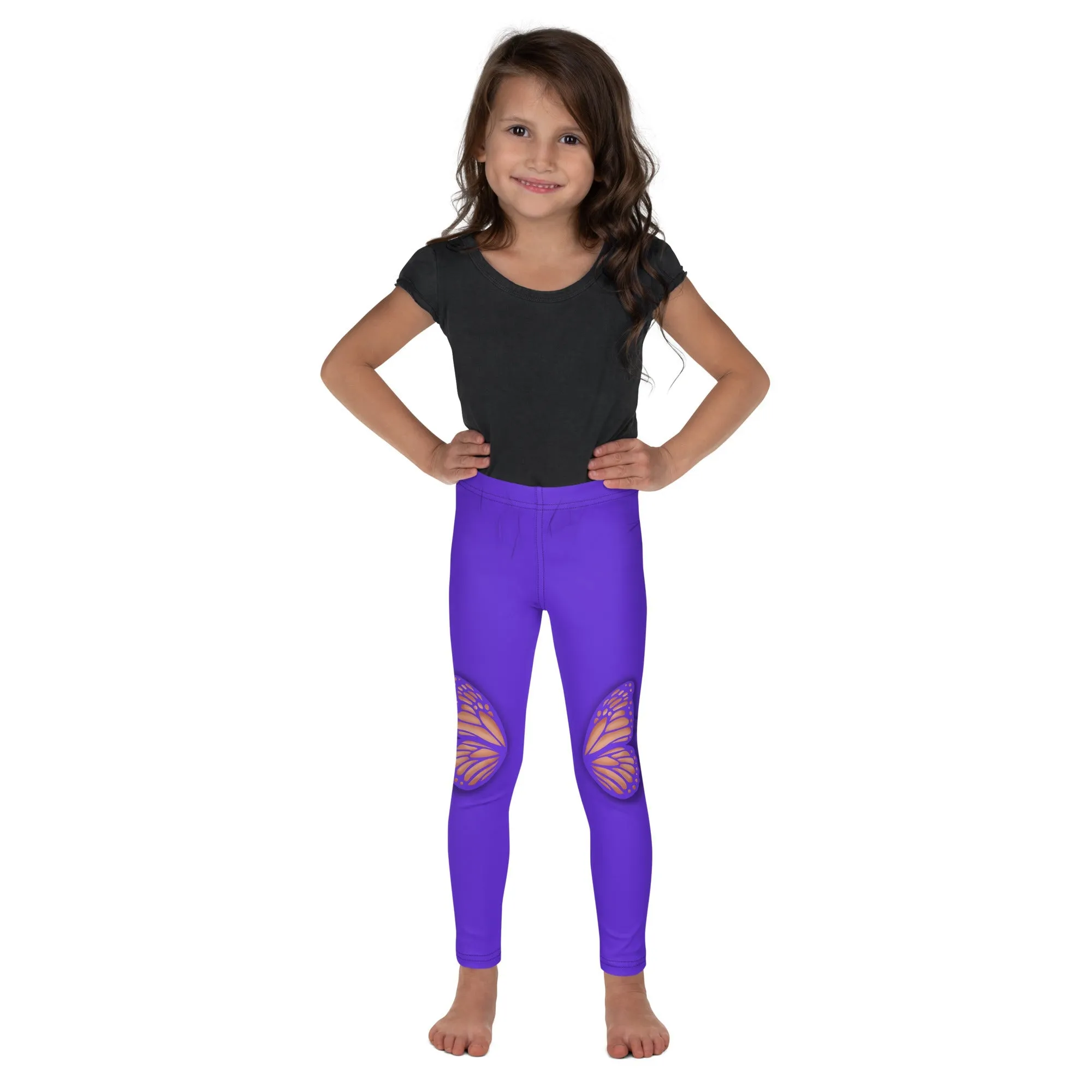 Butterfly Cut Out Kid's Leggings