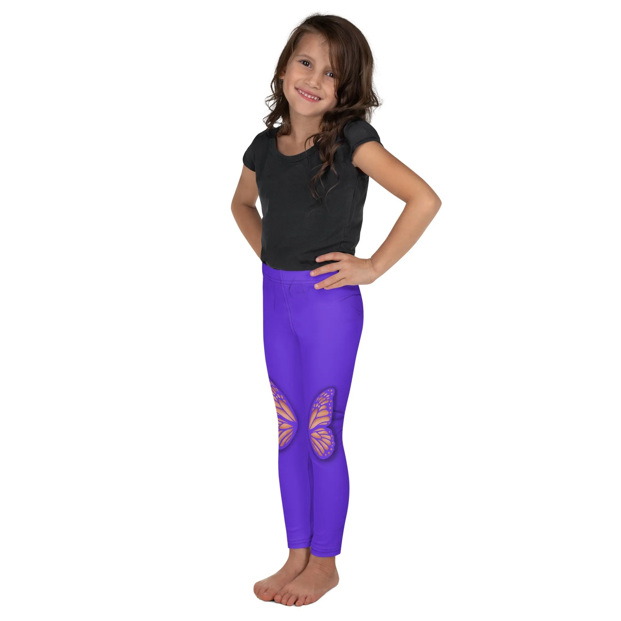 Butterfly Cut Out Kid's Leggings