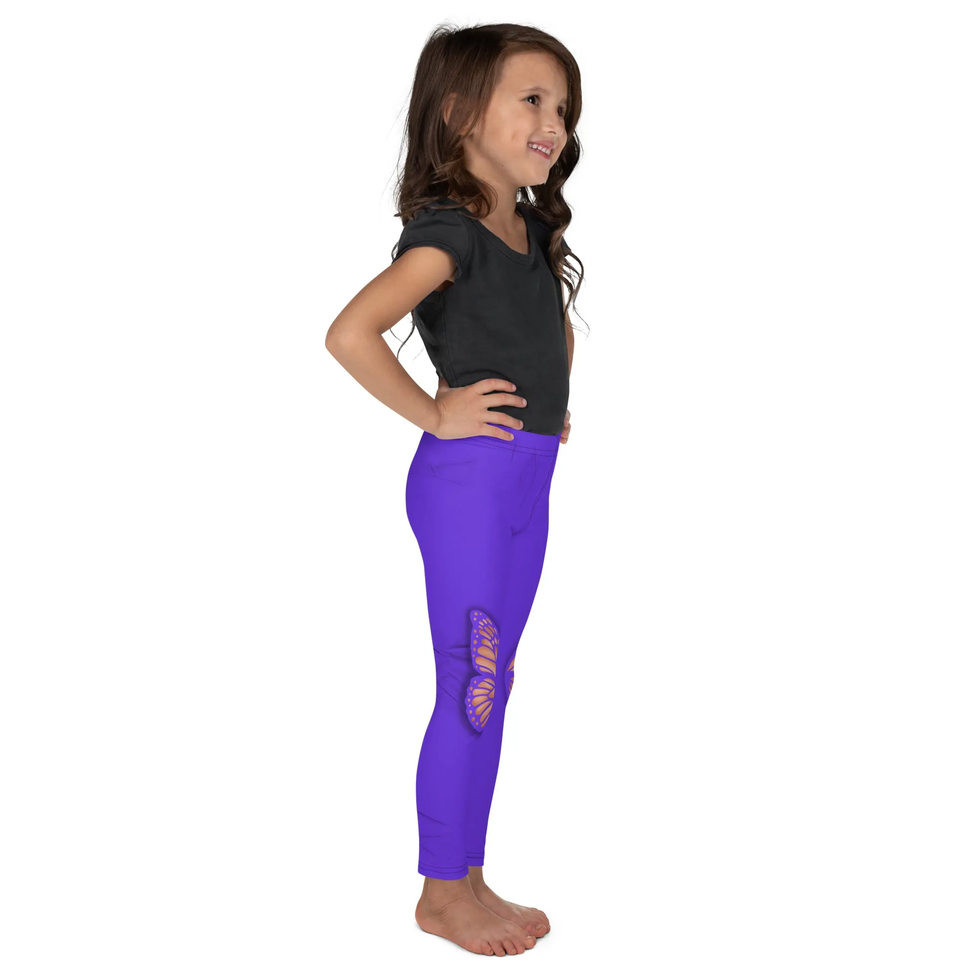 Butterfly Cut Out Kid's Leggings