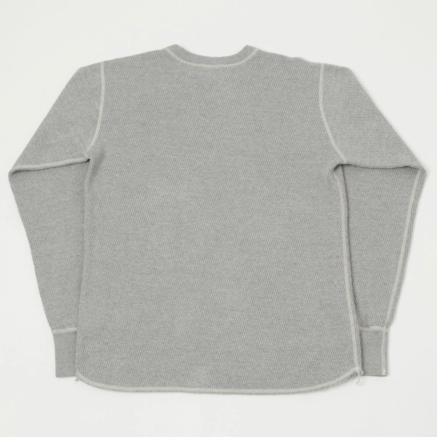 Buzz Rickson's L/S Thermal Tee - Heather Grey