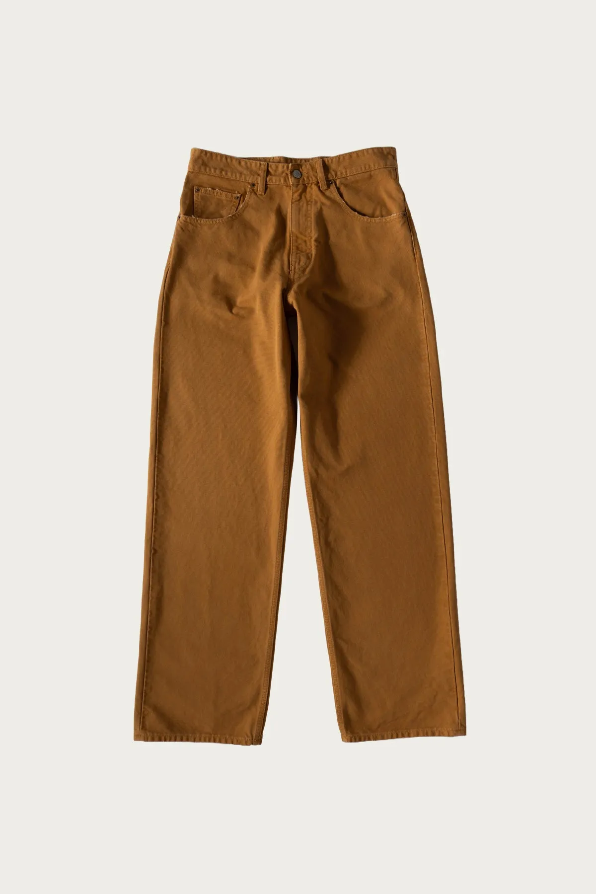 Canvas Trousers - Burnt Orange