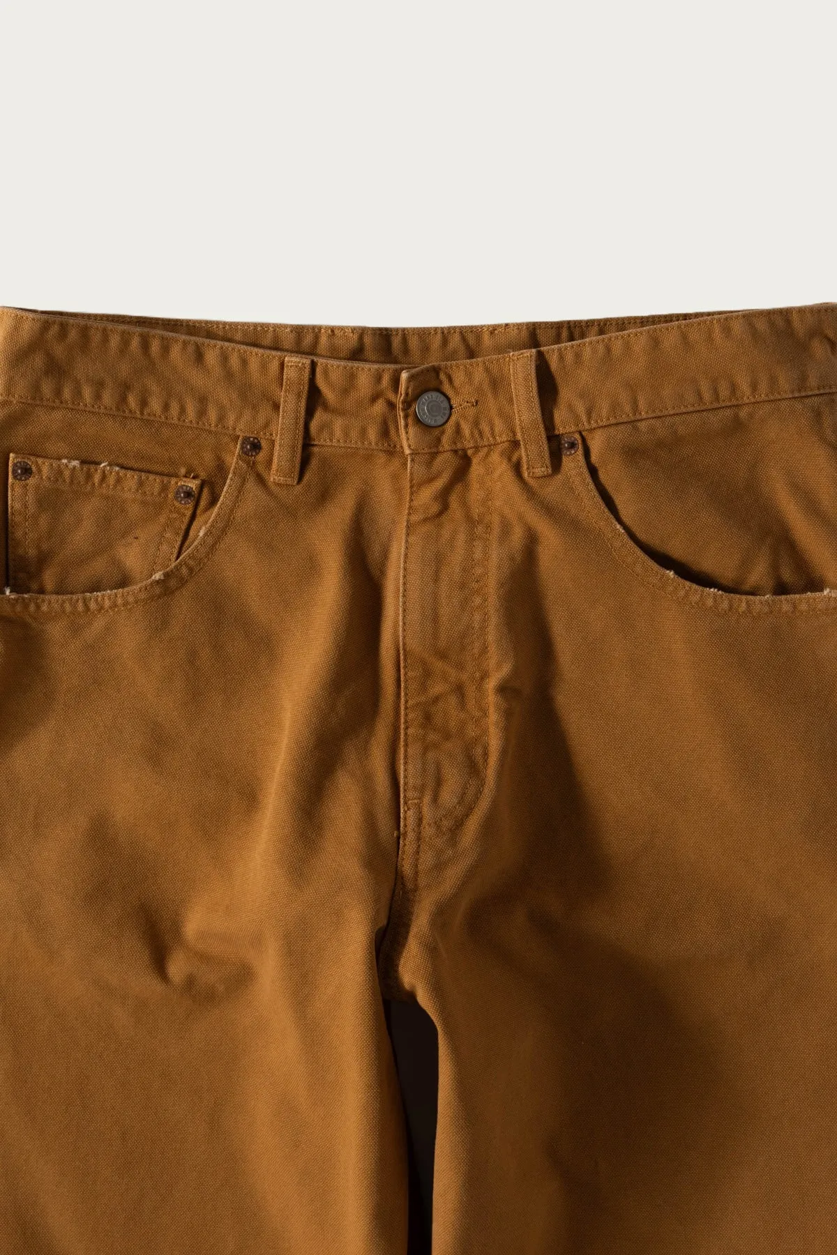 Canvas Trousers - Burnt Orange