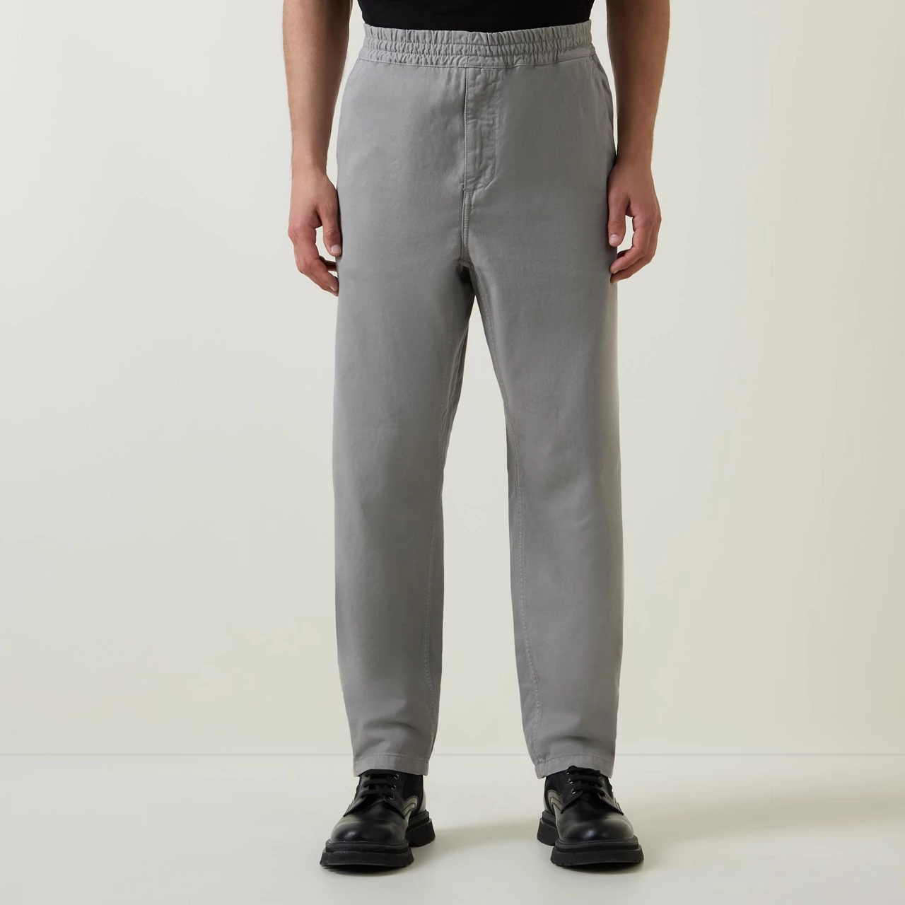 CARHARTT WIP Flint Mid-Rise Tapered Trousers - Grey