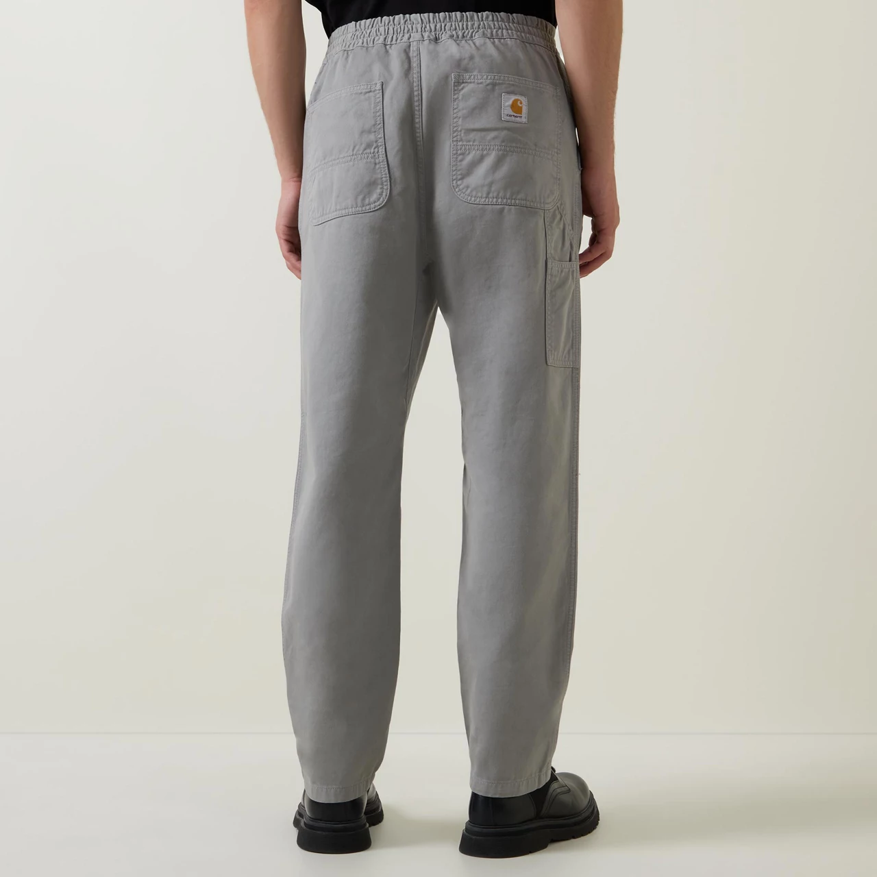 CARHARTT WIP Flint Mid-Rise Tapered Trousers - Grey