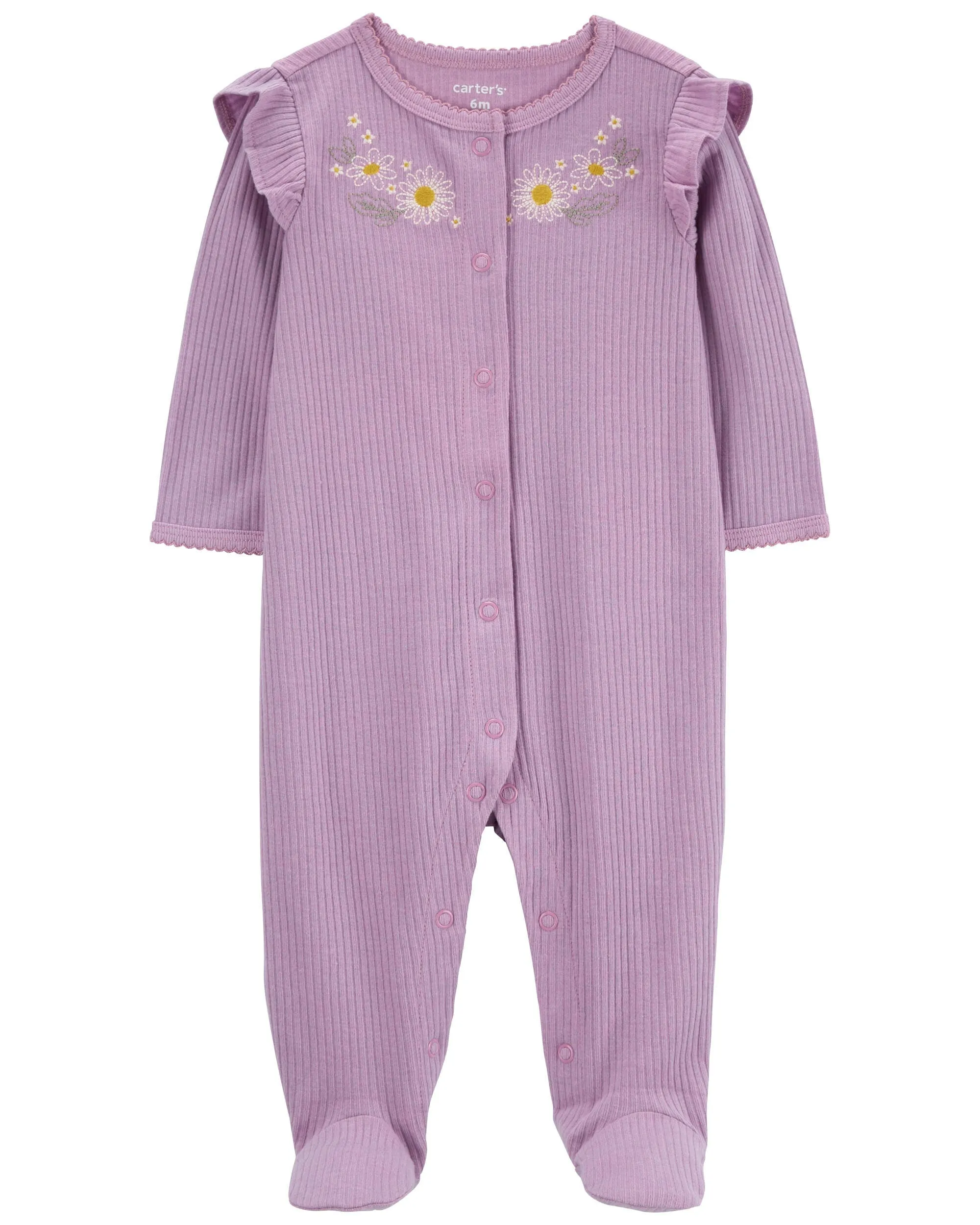 Carters Oshkosh Baby Floral Snap-Up Thermal Sleeper