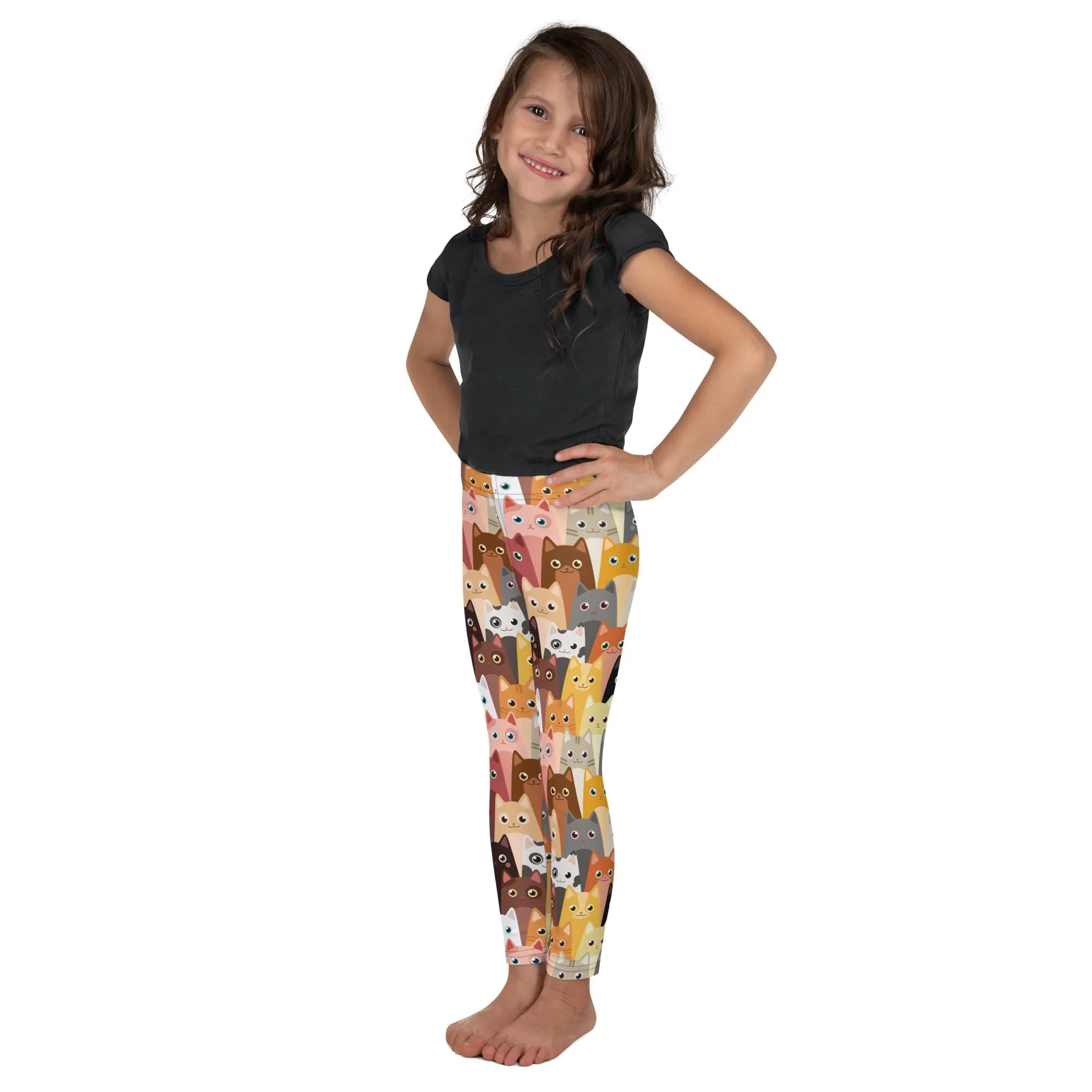 Cartoon Cats Kid's Leggings