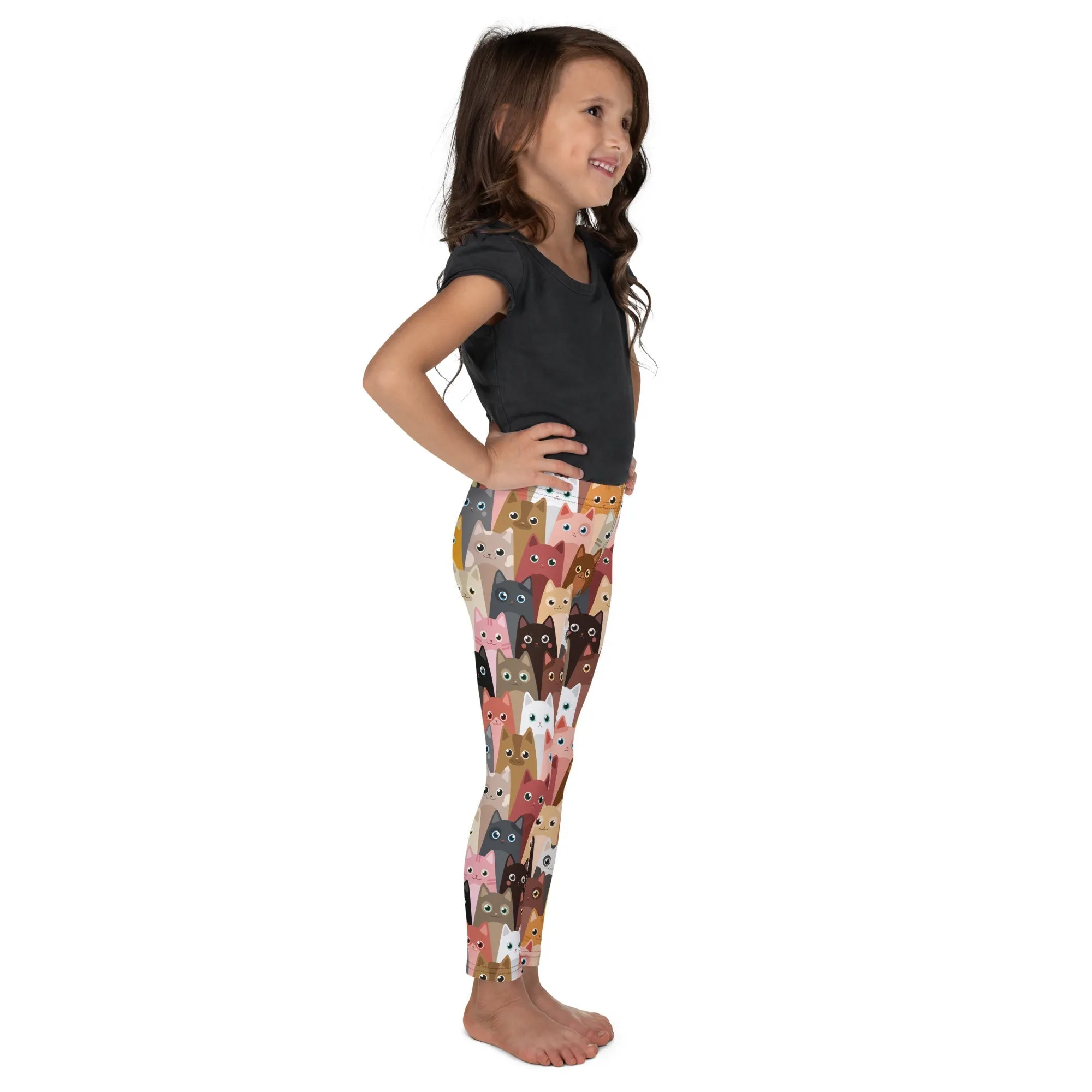 Cartoon Cats Kid's Leggings