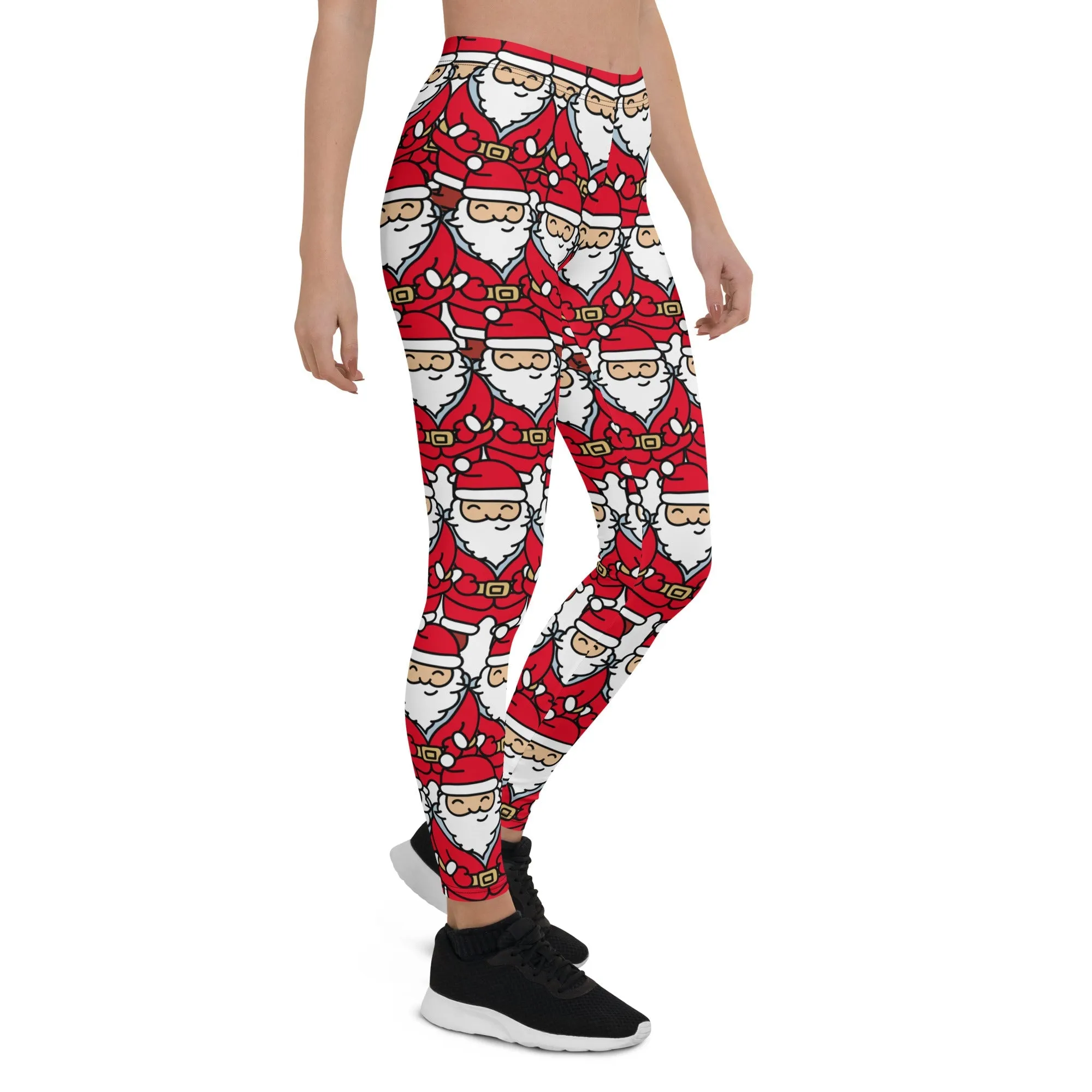 Cartoon Santa Leggings