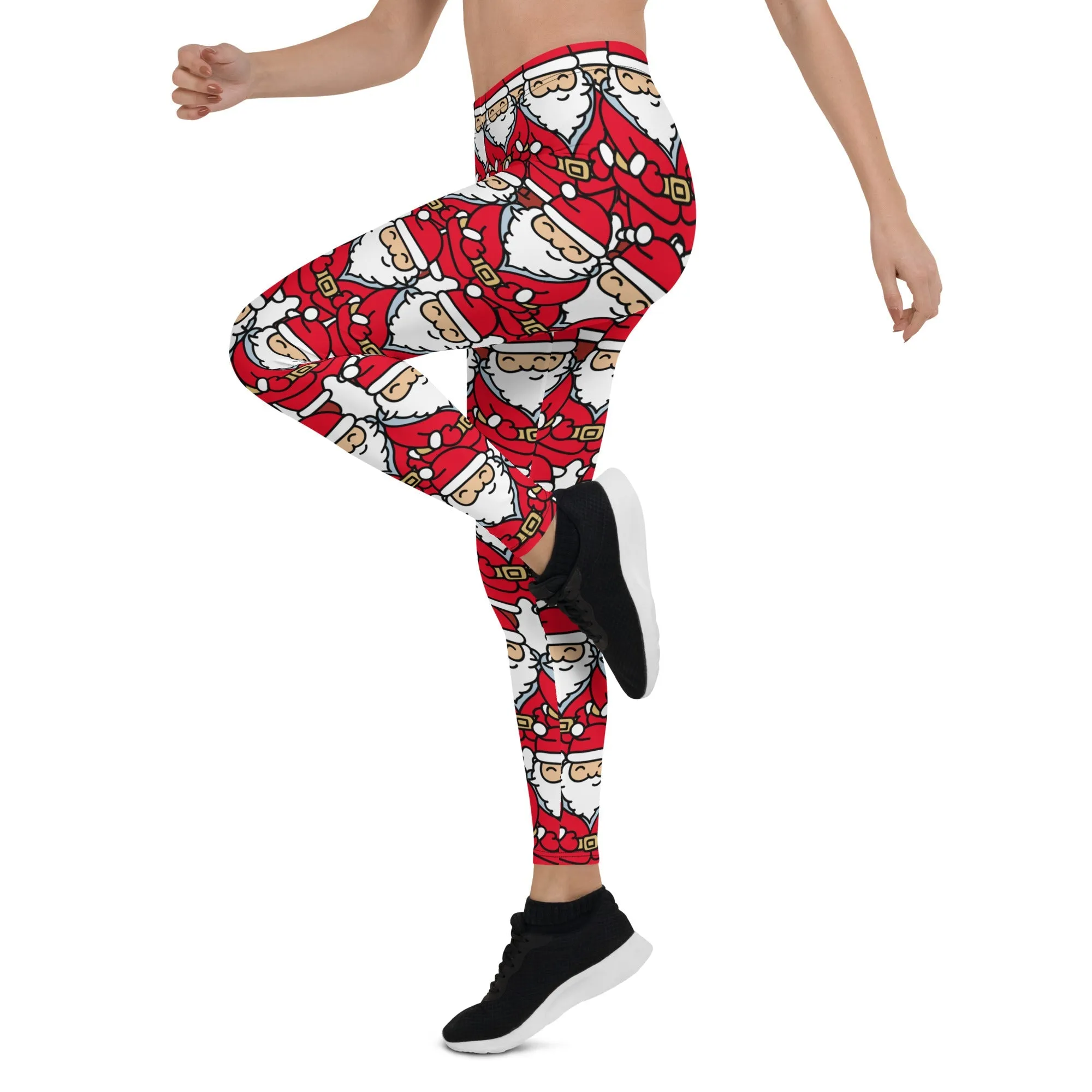 Cartoon Santa Leggings