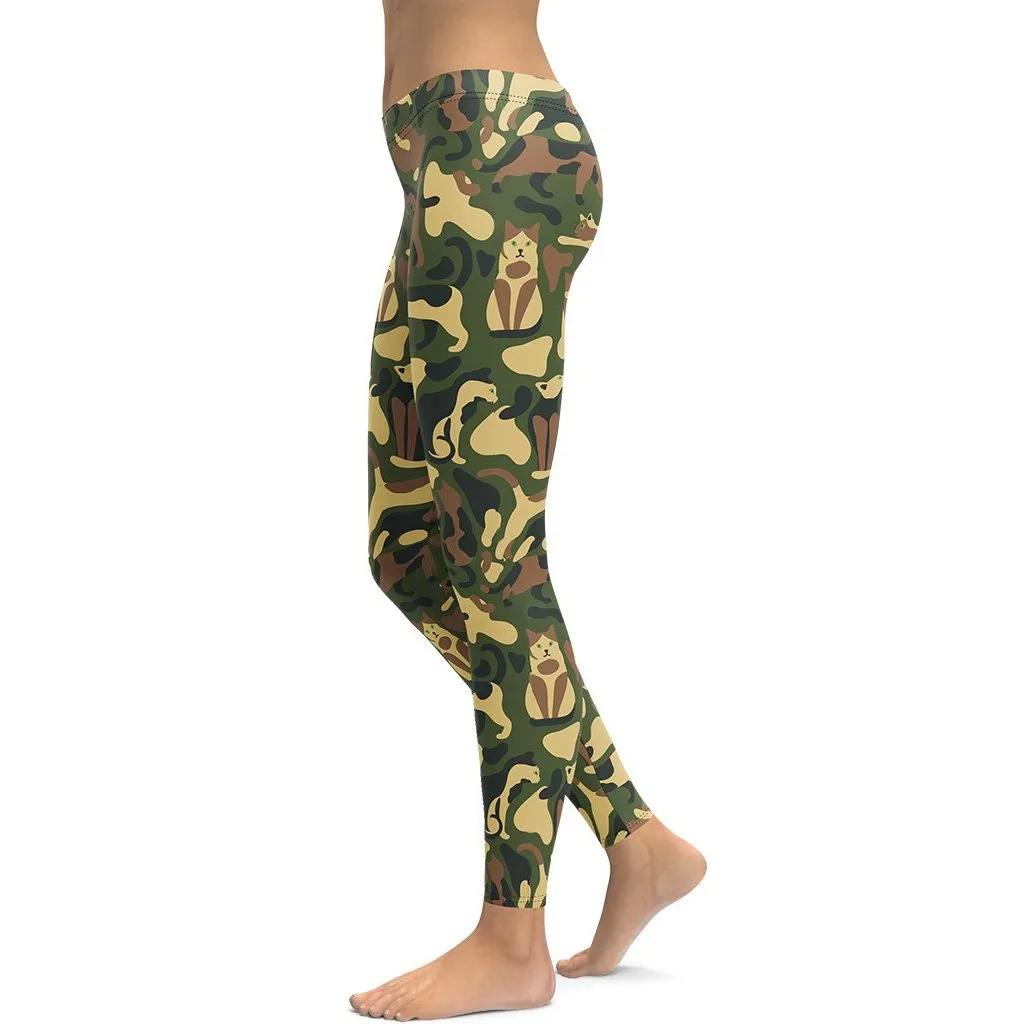 Cat Camo Leggings