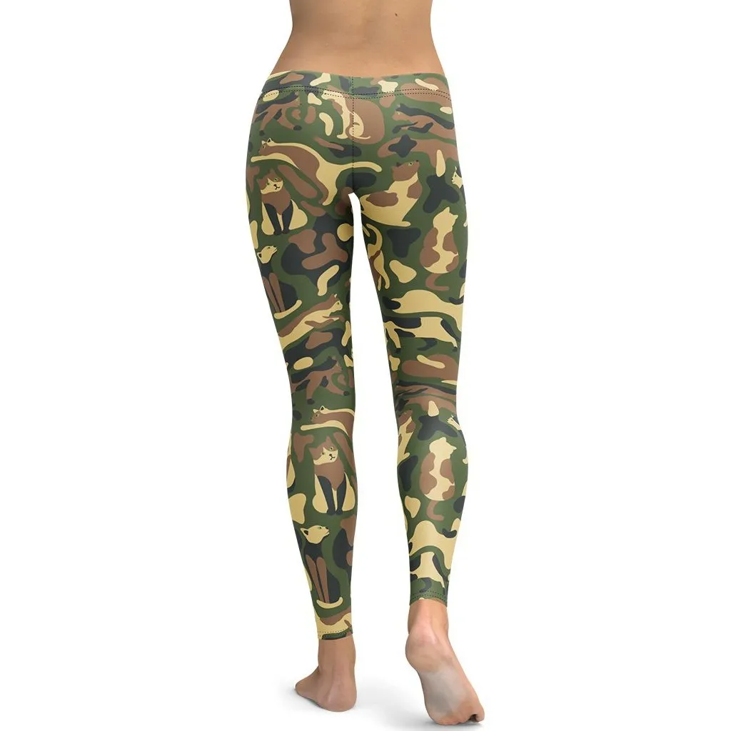 Cat Camo Leggings