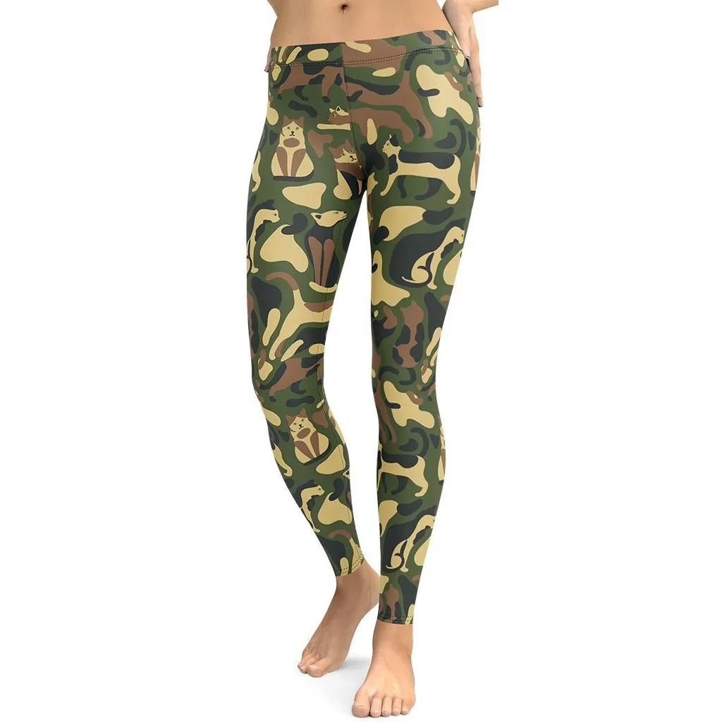 Cat Camo Leggings