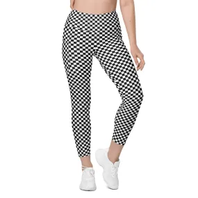 Checkered Leggings With Pockets