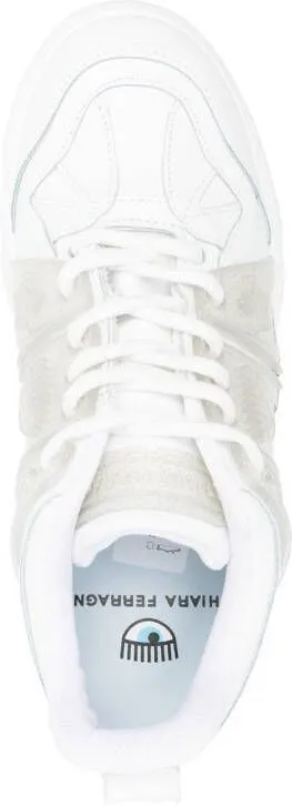 Chiara Ferragni tonal panelled sneakers White