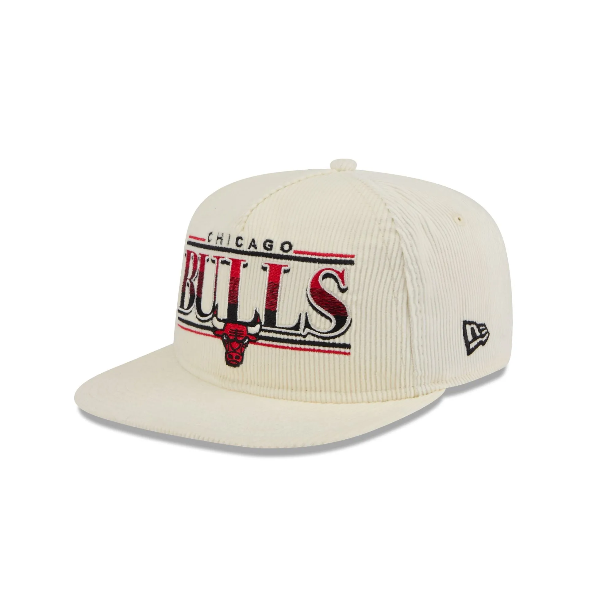 Chicago Bulls Throwback Corduroy Golfer Hat