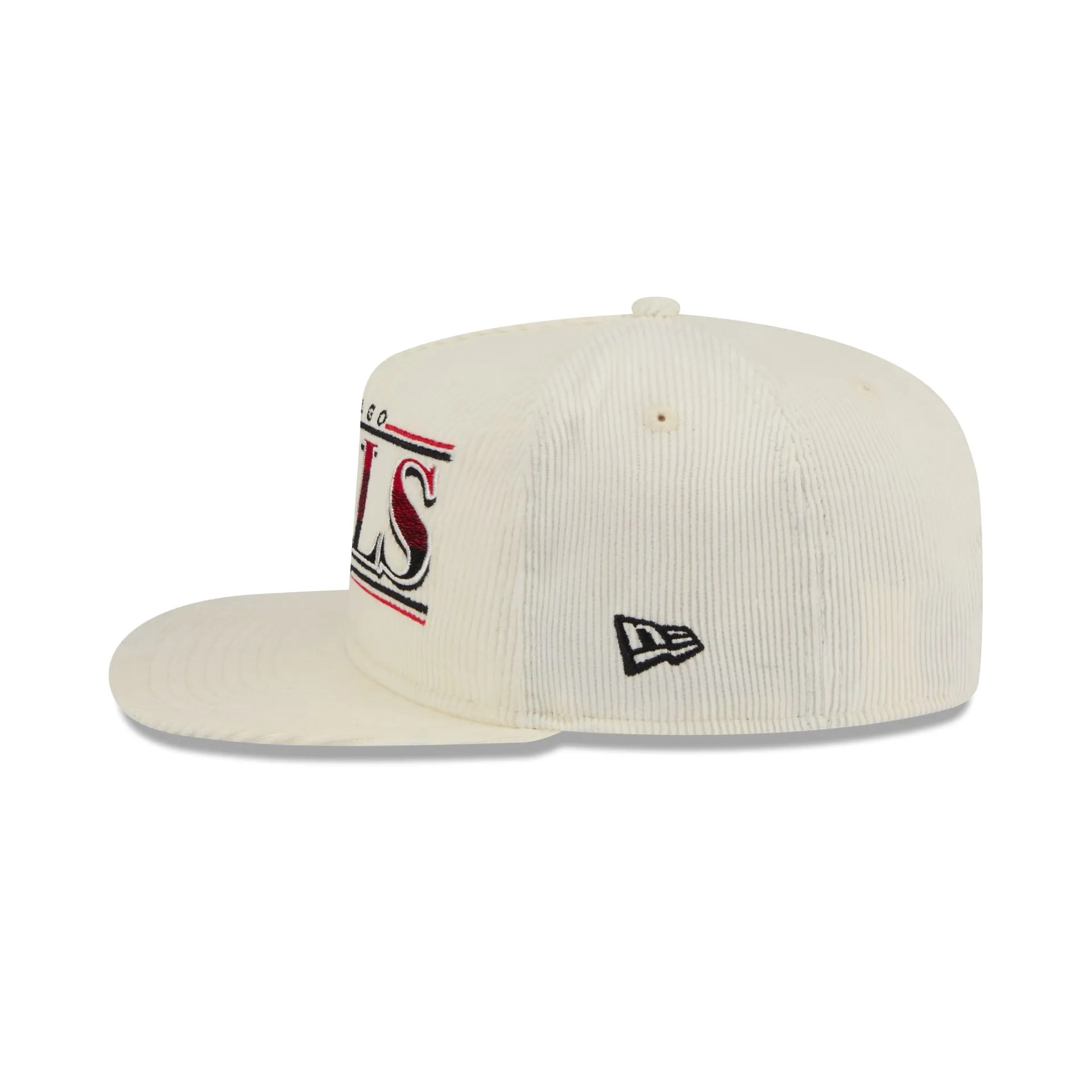 Chicago Bulls Throwback Corduroy Golfer Hat