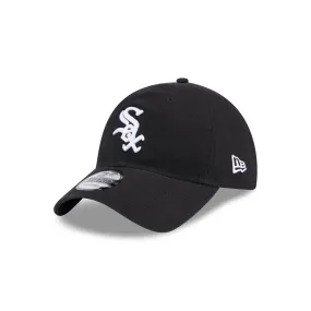 Chicago White Sox Black 9TWENTY Adjustable Hat