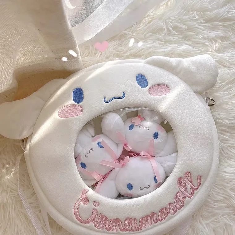 Cinnamoroll/kuromi/ my melody  round bag shoulder bag pin bag