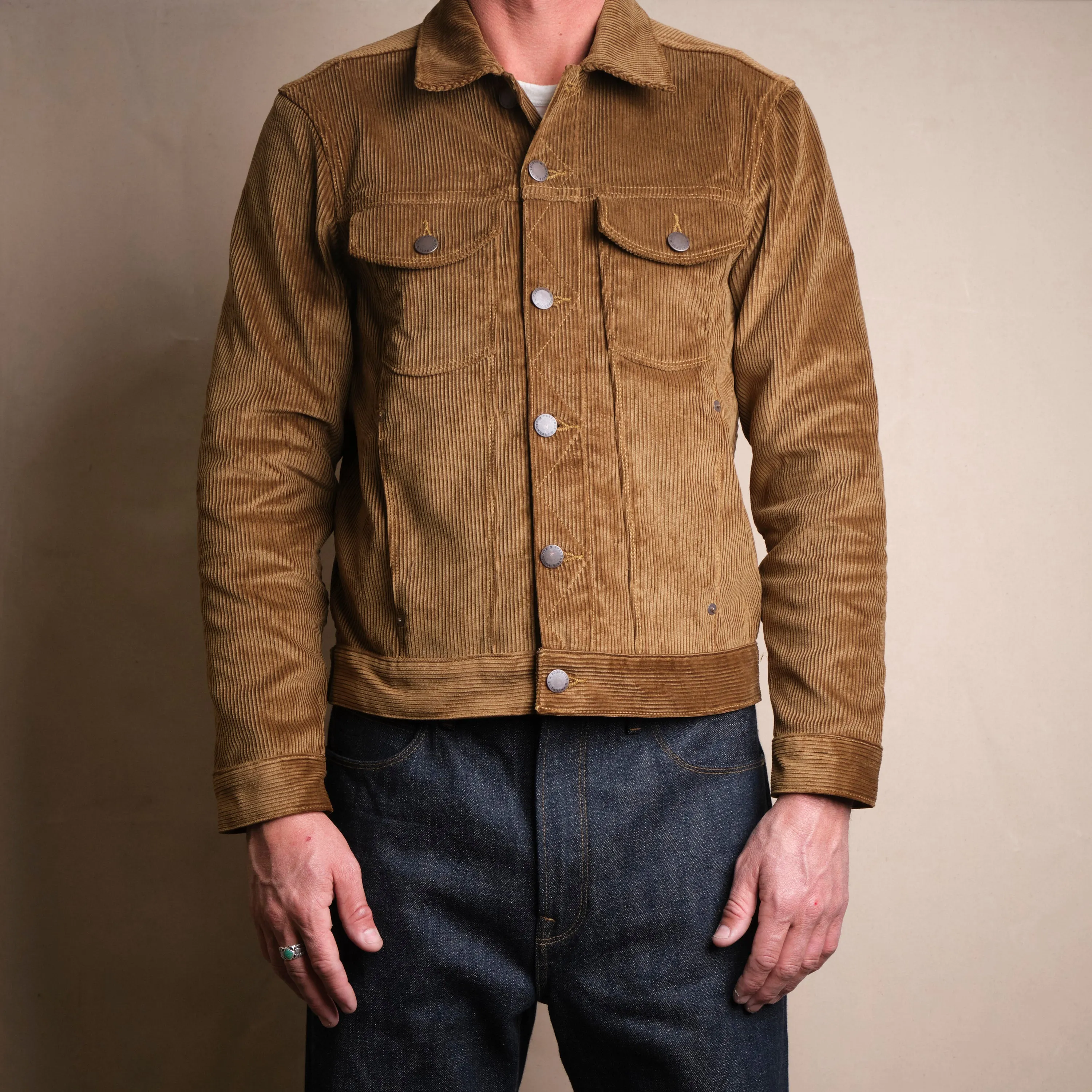 Classic Jacket Gold Corduroy