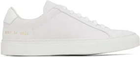 Common Projects White Retro Low Sneakers