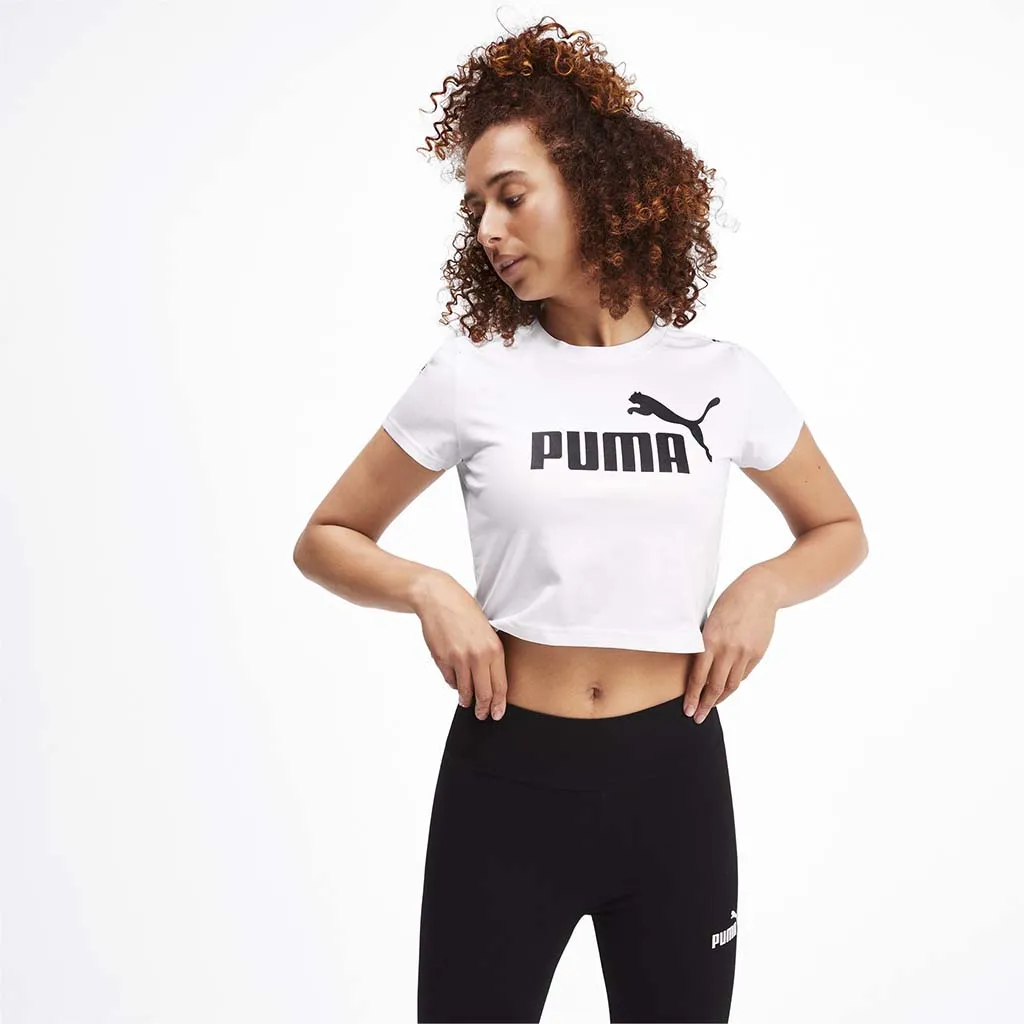 Crop Top Puma Amplified Logo Tee pour femme