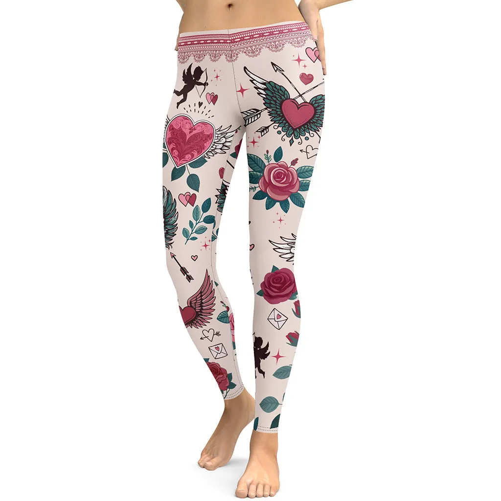 Cute Valentine Leggings