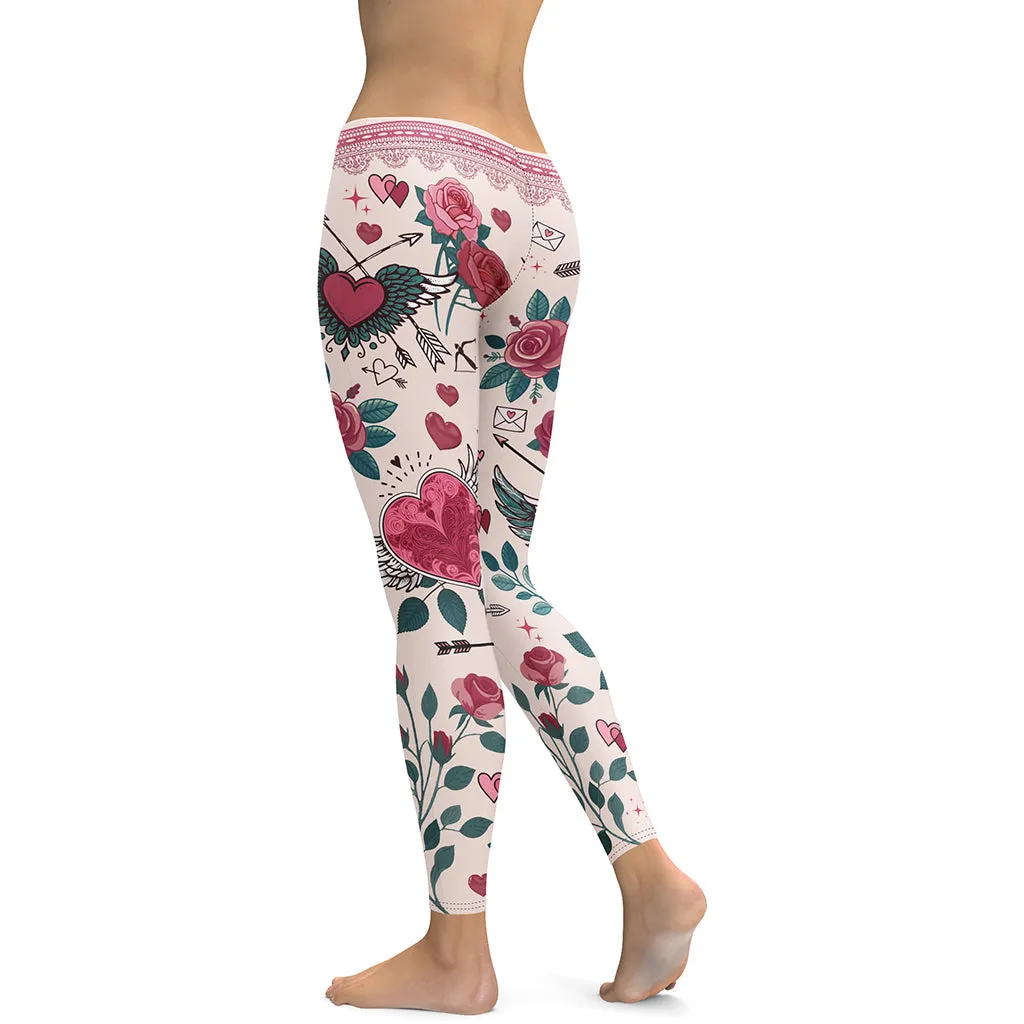 Cute Valentine Leggings