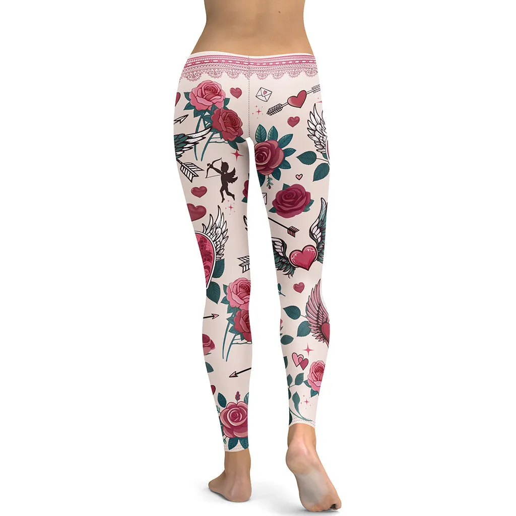 Cute Valentine Leggings