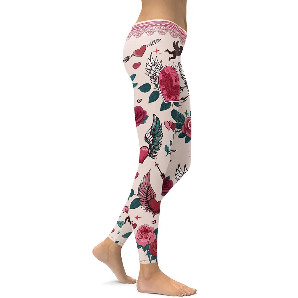 Cute Valentine Leggings